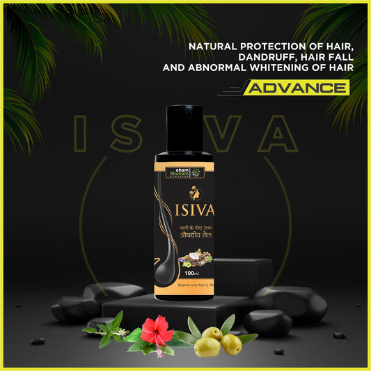 Oham Shoham Ayurveda’S ISHIVA HAIR OIL For strengthens and prevents loss of hair and dandruff.
