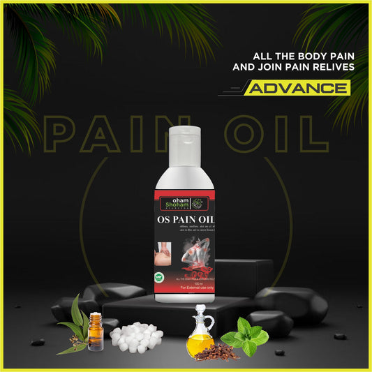 Oham Shoham Ayurveda’S OS PAIN OIL For all body pain and joint pain.