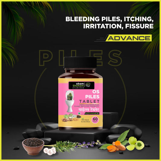Oham Shoham Ayurveda’S Ar Stop Tablet For Bleeding, itching and irritation in Piles, Fissure