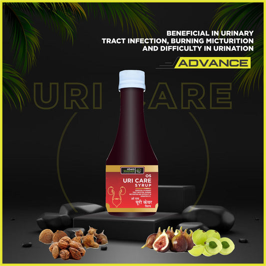 Oham Shoham Ayurveda’S ADI URI CARE SYRUP FOR UTI,BURNING MICTURITION AND DIFFICULTY IN URINATION.