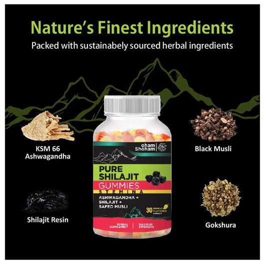 Oham Shoham Pure Shilajit Gummies