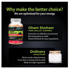 Oham Shoham Pure Shilajit Gummies