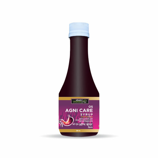 Oham Shoham Ayurveda’S OS AGNI CARE SYRUP For indigestion, constipation and stomach ache.