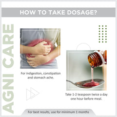 Oham Shoham Ayurveda’S OS AGNI CARE SYRUP For indigestion, constipation and stomach ache.