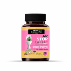 Oham Shoham Ayurveda’S Ar Stop Tablet For Bleeding, itching and irritation in Piles, Fissure