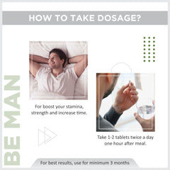 Oham Shoham Ayurveda’S  OS BE MAN TABLET For boost your stamina, strength and increase time.