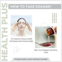 Oham Shoham Ayurveda’S ADI HEALTH PLUS SYRUP FOR IMPROVE MEMORY, HEALTH AND BEAUTY AND INCREASE HEIGHT.