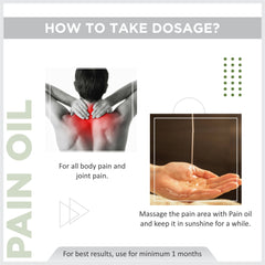 Oham Shoham Ayurveda’S OS PAIN OIL For all body pain and joint pain.