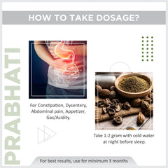 Oham Shoham Ayurveda’S  OS PRABHATI CHURN For Constipation, Dysentery, Abdominal pain, Appetizer, Gas/Acidity.